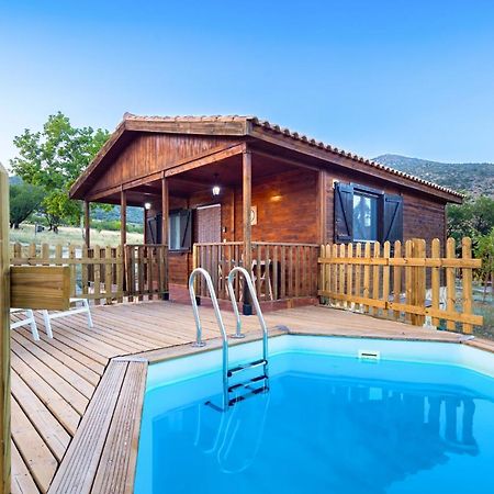 Aldea Los Odres - Cabanas De Madera De 1ª Con Piscina Privada Y Bbq En La Puerta Моратала Екстериор снимка